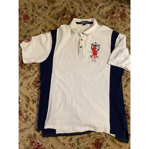 VTG Polo Ralph Lauren USRL Coastal Patrol Rescue cotton rugby shirt, XXL Tall